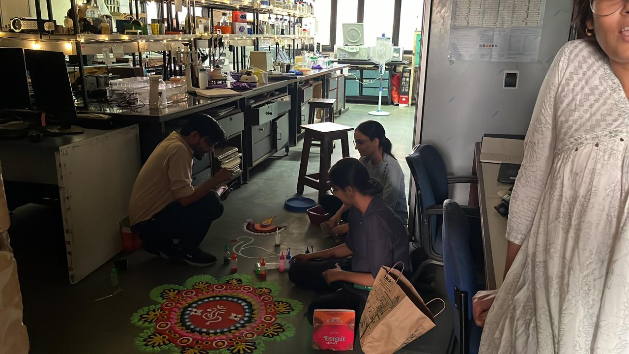 Diwali celebration in the lab